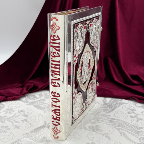 2.7.2157лэ Евангелие напрестольное в серебрении фото 11