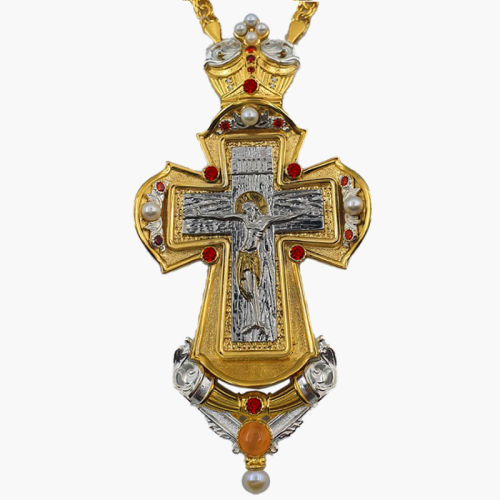 2.10.0317лф/1лп Крест наперсный с фрагментальной позолотой 2.10.0317лф/1лп Крест наперсный с фрагментальной позолотой