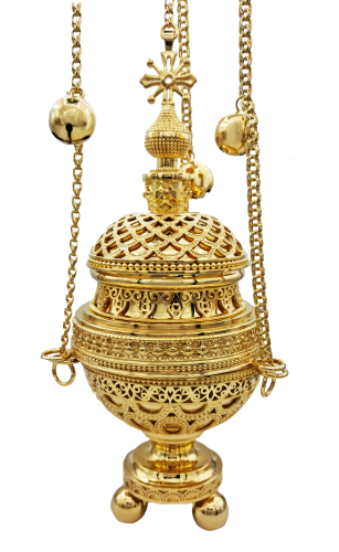 2.7.1932лп Кадило латунное в позолоте фото 2 2.7.1932лп Кадило латунное в позолоте фото 2