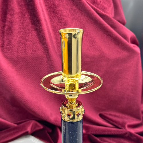 2.7.2663лпч Подсвечник в позолоте с акриловой ножкой фото 7
