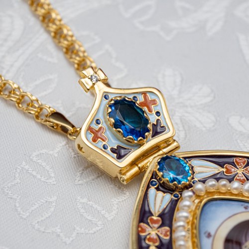 2.7.2303лп-18/1лп-М Панагия в позолоте фото 3 2.7.2303лп-18/1лп-М Панагия в позолоте фото 3