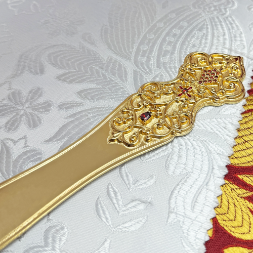 2.7.0198лп Лжица латунная в позолоте фото 4 2.7.0198лп Лжица латунная в позолоте фото 4