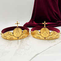 2.7.2900лп-К Венцы латунные в позолоте - комплект