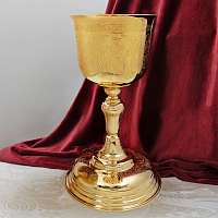 2.7.2753лп Потир на 2,0 л в позолоте