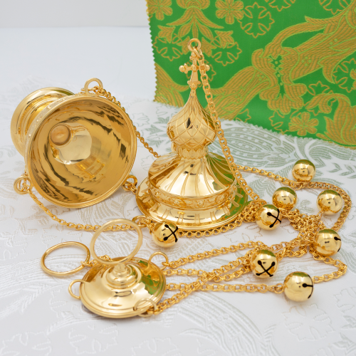 2.7.2634лп Кадило латунное в позолоте фото 8 2.7.2634лп Кадило латунное в позолоте фото 8