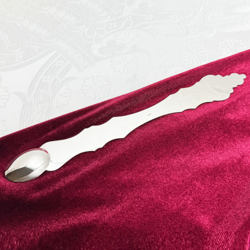 2.7.0005лф Лжица латунная с фрагментальной позолотой фото 5