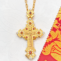 2.10.0632лп/10лп Крест наперсный в позолоте