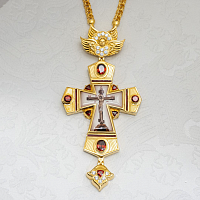 2.10.0658лпэ-2/153лп Крест наперсный в позолоте