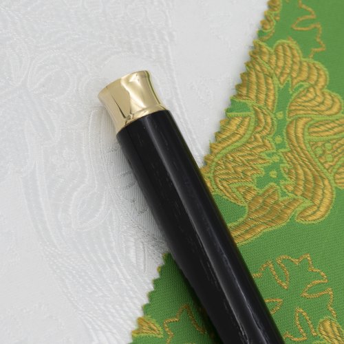 2.7.0746лф Посох латунный с фрагментальной позолотой фото 4