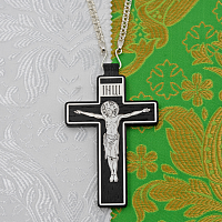 2.10.0704лр/1л Крест наперсный в серебрении