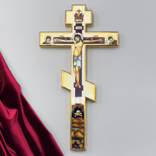 2.7.0777лп Крест напрестольный латунный в позолоте 2.7.0777лп Крест напрестольный латунный в позолоте