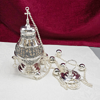 2.7.2633лр Кадило латунное в серебрении