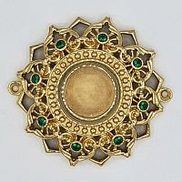 2.7.1418лп Мощевик латунный в позолоте