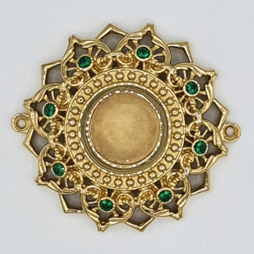 2.7.1418лп Мощевик латунный в позолоте 2.7.1418лп Мощевик латунный в позолоте