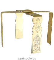 2.7.1407лп Звездица латунная в позолоте