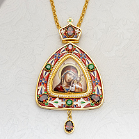 2.7.2303лп-18/112л-М Панагия в позолоте