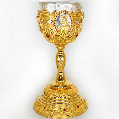 2.7.1473клп Потир комбинированный на 1.0л. в позолоте 2.7.1473клп Потир комбинированный на 1.0л. в позолоте