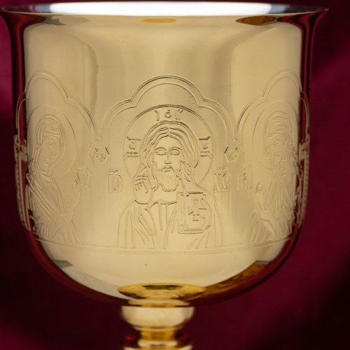 2.7.2044лп Потир на 1л в позолоте фото 3 2.7.2044лп Потир на 1л в позолоте фото 3