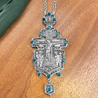 2.10.0092лр/1л Крест латунный в серебрении