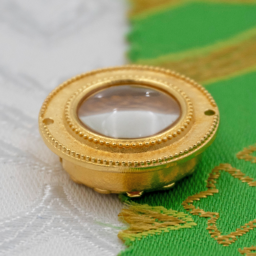 2.7.2971лп Мощевик латунный в позолоте фото 2 2.7.2971лп Мощевик латунный в позолоте фото 2