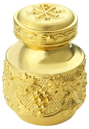 2.7.0555лп Сосуд для елея латунный в позолоте 2.7.0555лп Сосуд для елея латунный в позолоте