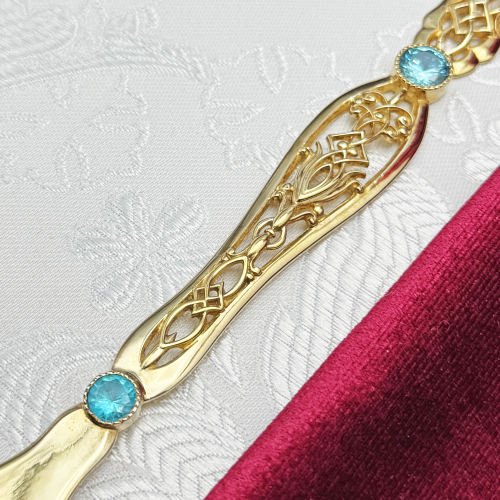 2.7.0433клп Лжица комбинированная со вставками и позолотой фото 5 2.7.0433клп Лжица комбинированная со вставками и позолотой фото 5