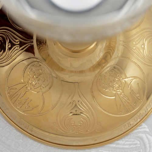 2.7.0316клп Потир комбинированый на 0,25л в позолоте фото 7