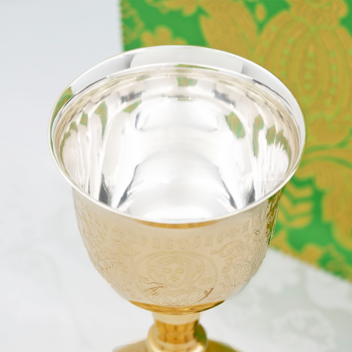 2.7.0316лп Потир латунный в позолоте на 0,25л фото 4