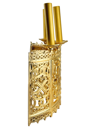 5.7.2056лм Бра церковное на три свечи фото 2 5.7.2056лм Бра церковное на три свечи фото 2