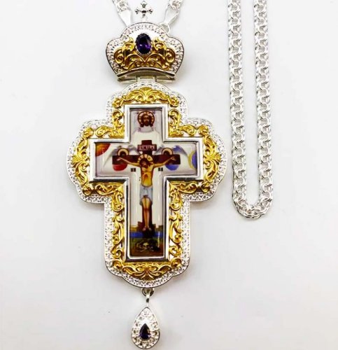 2.10.0341л-2/1л Крест латунный с цепью 2.10.0341л-2/1л Крест латунный с цепью