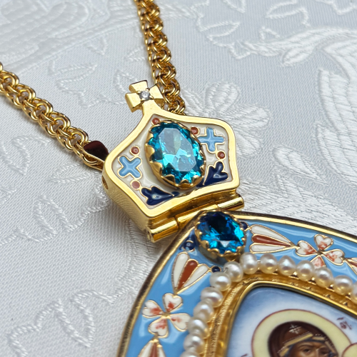 2.7.2303лп-18/1лп-М Панагия в позолоте фото 2 2.7.2303лп-18/1лп-М Панагия в позолоте фото 2