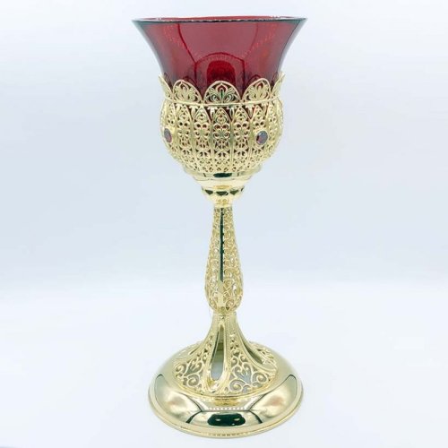 2.7.1275лп Лампада латунная в позолоте 2.7.1275лп Лампада латунная в позолоте