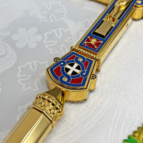 2.7.2660лпэ Крест напрестольный в позолоте фото 5