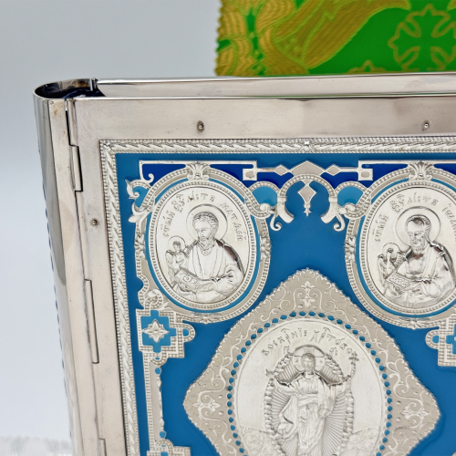 2.7.0697л Евангелие напрестольное в серебрении фото 9 2.7.0697л Евангелие напрестольное в серебрении фото 9