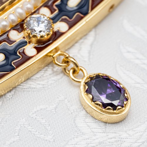 2.7.2303лп-18/1лп-М Панагия в позолоте фото 3