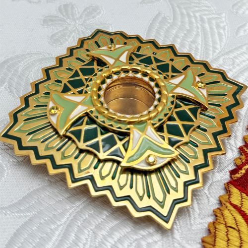 2.7.0404лп-М Мощевик латунный в позолоте фото 2