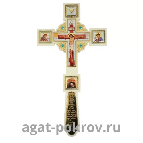 2.7.1272лпч Крест напрестольный латунный в позолоте 2.7.1272лпч Крест напрестольный латунный в позолоте