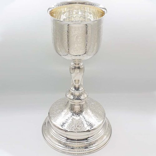 2.7.1267л Потир латунный 1,0 л. с травлением