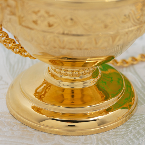 2.7.2634лп Кадило латунное в позолоте фото 4 2.7.2634лп Кадило латунное в позолоте фото 4