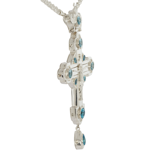 2.10.0575л/1л Крест наперсный в серебрении фото 7 2.10.0575л/1л Крест наперсный в серебрении фото 7