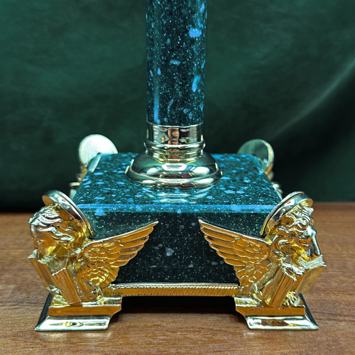 2.7.2663лпч Подсвечник в позолоте с акриловой ножкой фото 6 2.7.2663лпч Подсвечник в позолоте с акриловой ножкой фото 6