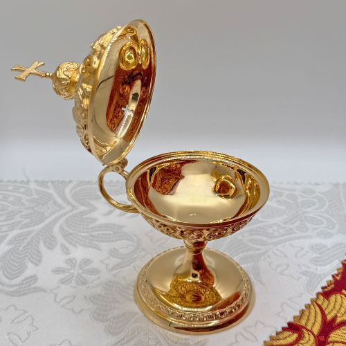 2.7.2643лп Кадильница латунная в позолоте фото 4 2.7.2643лп Кадильница латунная в позолоте фото 4