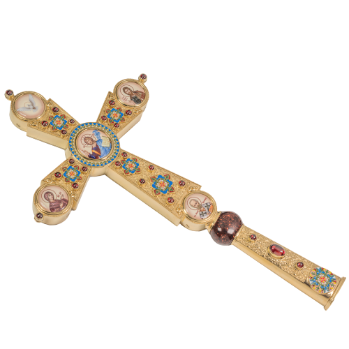 2.7.2267лпэ-2 Крест напрестольный в позолоте фото 2 2.7.2267лпэ-2 Крест напрестольный в позолоте фото 2