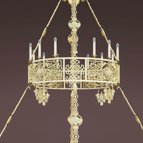 2.7.3013 (2) Хорос двухъярусный с лампадами фото 3 2.7.3013 (2) Хорос двухъярусный с лампадами фото 3