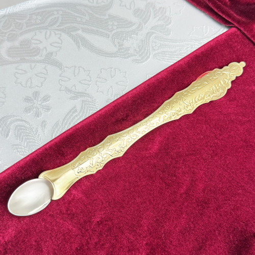 2.7.1114лф Лжица латунная в позолоте 2.7.1114лф Лжица латунная в позолоте