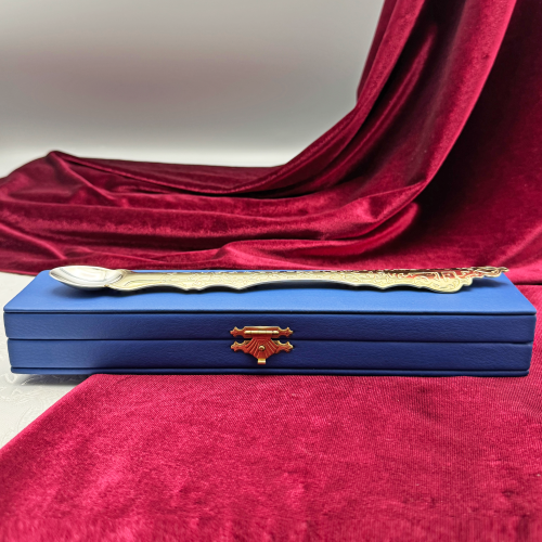 2.7.1114лф Лжица латунная в позолоте фото 2 2.7.1114лф Лжица латунная в позолоте фото 2