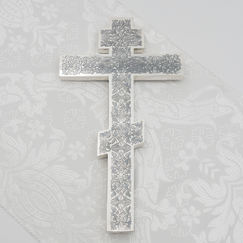 2.7.2544лр Крест напрестольный латунный в серебрении фото 13 2.7.2544лр Крест напрестольный латунный в серебрении фото 13