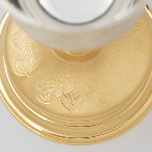 2.7.1813лп Потир латунный на 0,5л в позолоте фото 2