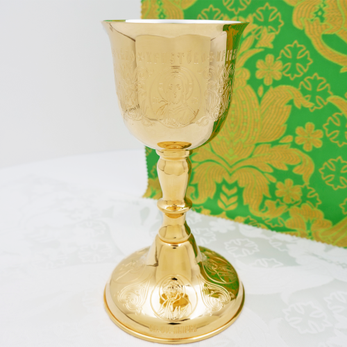 2.7.0316лп Потир латунный в позолоте на 0,25л