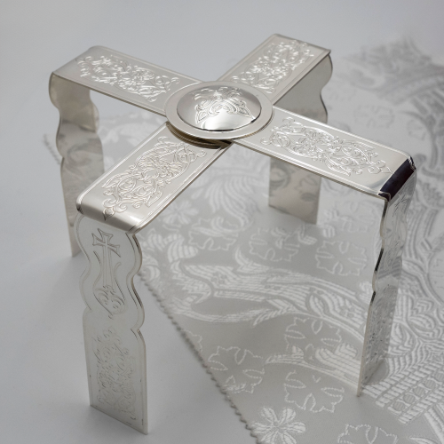 2.7.1407л Звездица латунная в серебрении